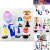 Colorful Pvc Brain Battle Figurines Set 10 Unique Cake Decoration Toys Bagged