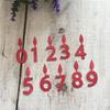 Candle number Metal Cutting Dies Stencils Die Cut for DIY Scrapbooking Album Paper Card Embossing