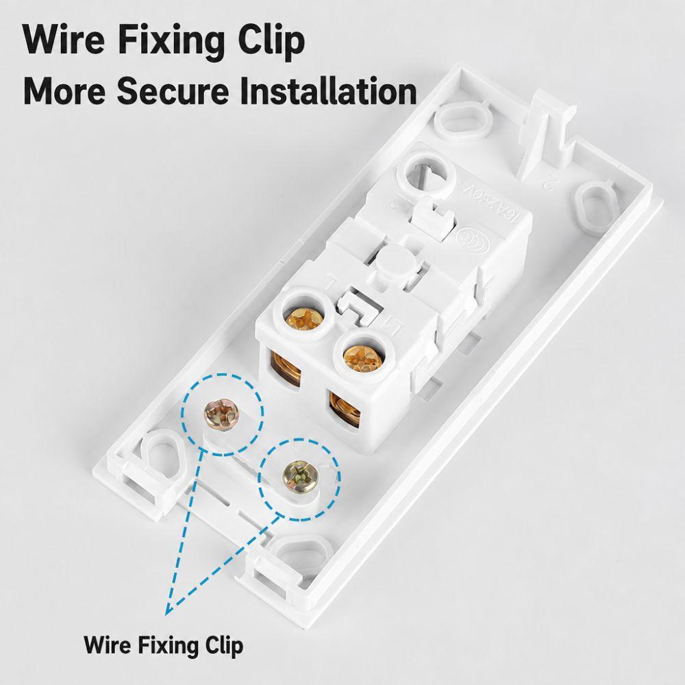 1 Gang 1 Way Surface-mounted Control Switch 2 Gang 2 Way Small Switch Dual Control Switch Bedside