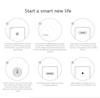 Mini Tuya ZigBee Smart Humidity and Temperature Sensor Smart Home Wireless Temperature Sensor of Alexa Google Home Voice Control