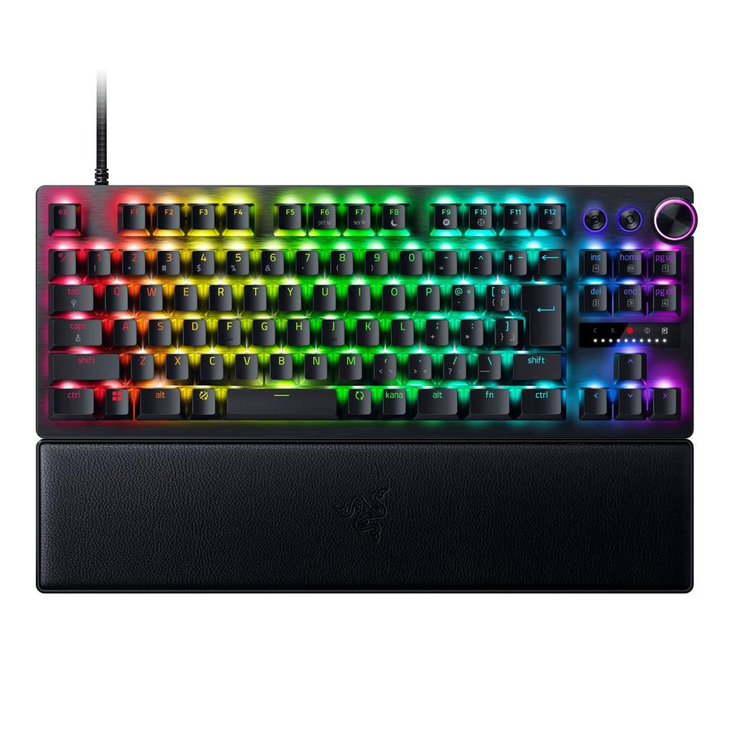 Equipped with Rapid Trigger Razer Razor Huntsman V3 Pro Tenkeyless JP Analog Gaming Keyboard with Adjustable Actuation Optical Switch Press Pressure