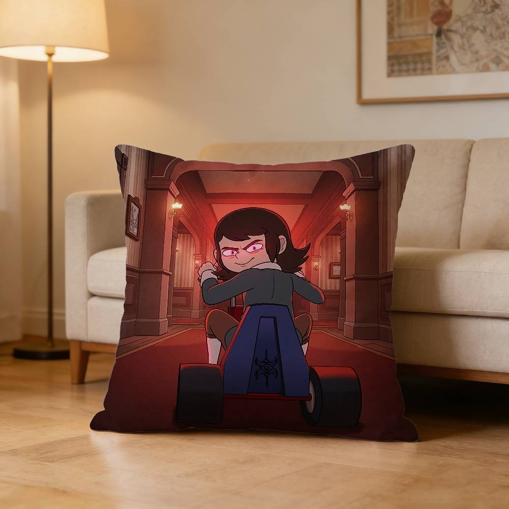 Abaddon H-Haunteds H-Hotel Pillow Case Pattern Printed Pillowcase For Living Room Sofa Cushion Cover