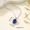Explosive Oval Zircon Diamond Super Flash Necklace Light Luxury Premium Sense Necklace