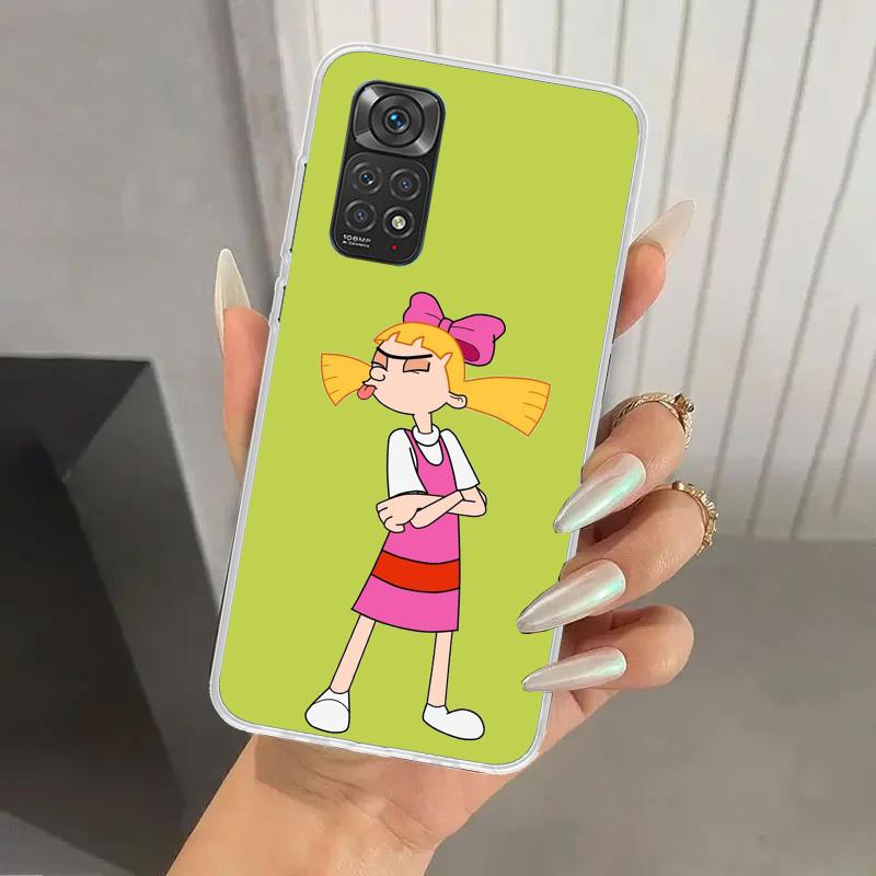 

Cartoon Hey Arnold Fondos Phone Case for Xiaomi Redmi Note 15 14 14S 13 12S 12 Pro 11S 11 Plus 11T 11E 10S Soft Funda Print Shel Redmi Note 13 Pro 4G