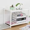 Stainless Steel Double Layer Retractable Kitchen Sink Storage Rack