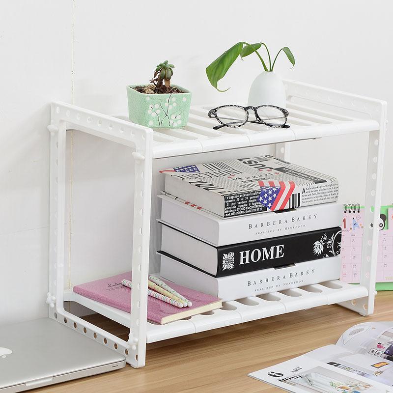 Stainless Steel Double Layer Retractable Kitchen Sink Storage Rack