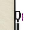 Retractable Side Awning Cream 200 x 300 cm