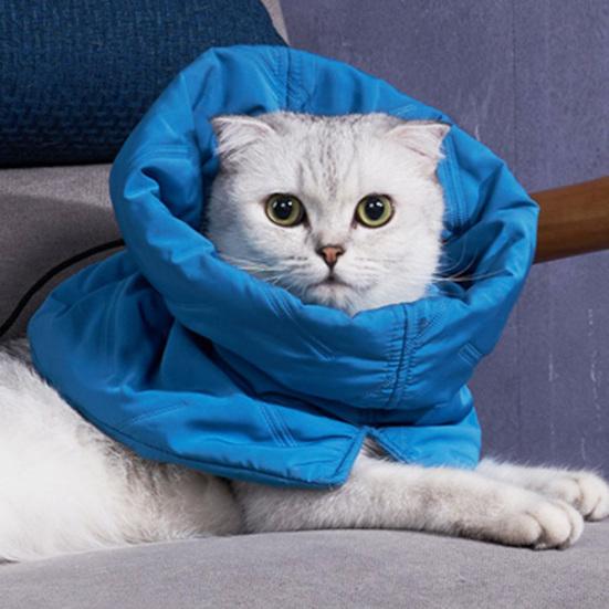 Katze Schutzkragen Verstellbar Winddicht Hautfreundlich Beißschutz Polyester Wundheilung