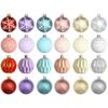 Colorful Holiday Ornaments Christmas Ball Ornament Easy To Hang Holiday Atmosphere Lightweight Design Holiday Party