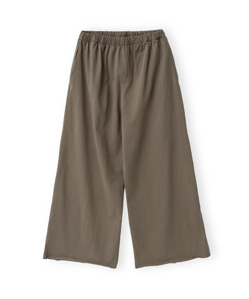 Beulaunyadeu W Cut-Off Easy Pants, Brown