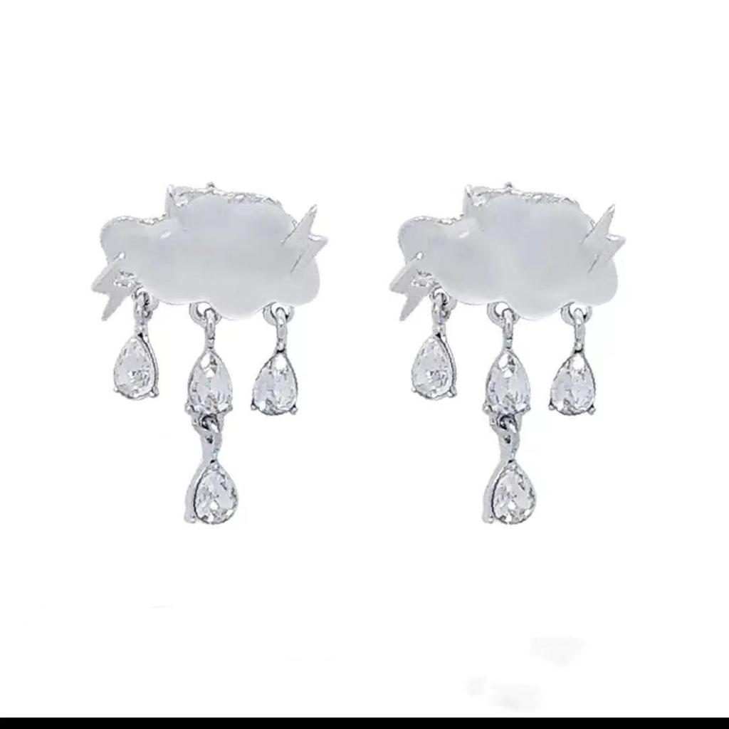 Japanese & Korean High-End Cloud Series Earrings & Necklaces - Cute, Unique, Niche Designs