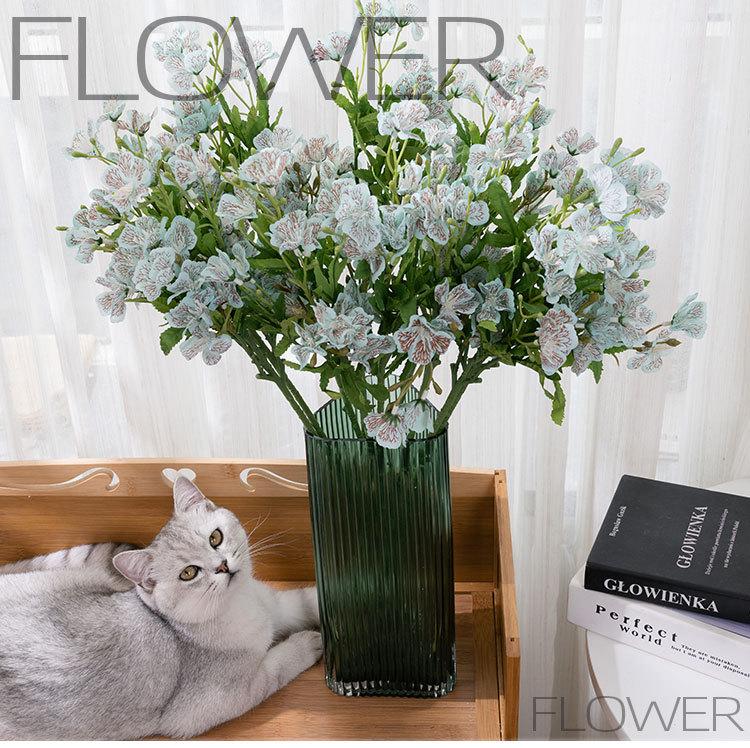 Wedding Dancing Orchid Artificial Flower Bouquet for Home and Wall Decoration