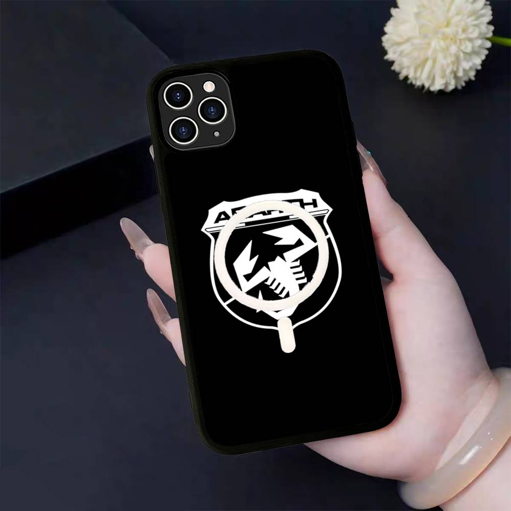 A-Abarth LOGO For Magsafe Magnetic Phone Case For IPhone 17 16 Pro Max 15 Plus 14 13 12 11 Cover