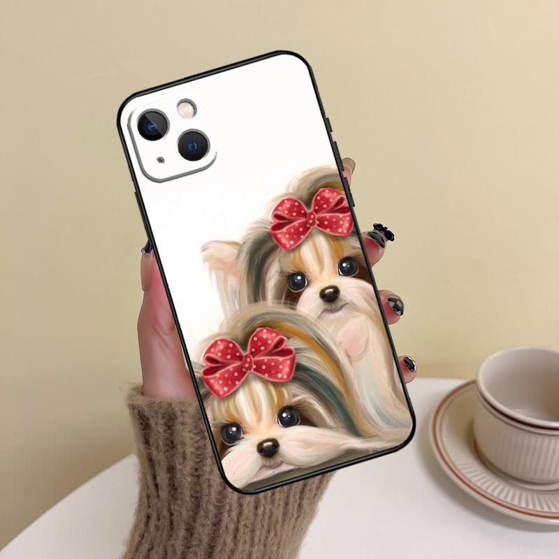 Yorkie Yorkshire Terrier Phone Case For iPhone 17 Pro Max 14 13 12 11 15 16 Pro Max Mini Plus 16e 17 Air Cover Funda
