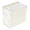 Dustproof PVC Wall Switch Socket Box Type 86 Mounting Back Box Wall Switch Socket-Plug Single Switch White Bottom Box