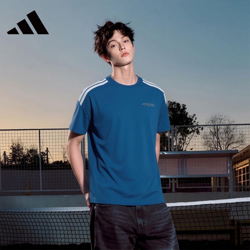 

Adidas Men s Quick-Dry Crew Neck Short Sleeve T-Shirt S