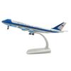 747 Air Force One Model Plane 20CM B747 Diecast Metal Airplane Model Kit (with Stand) Aviation Military Aircraft Model Gifts