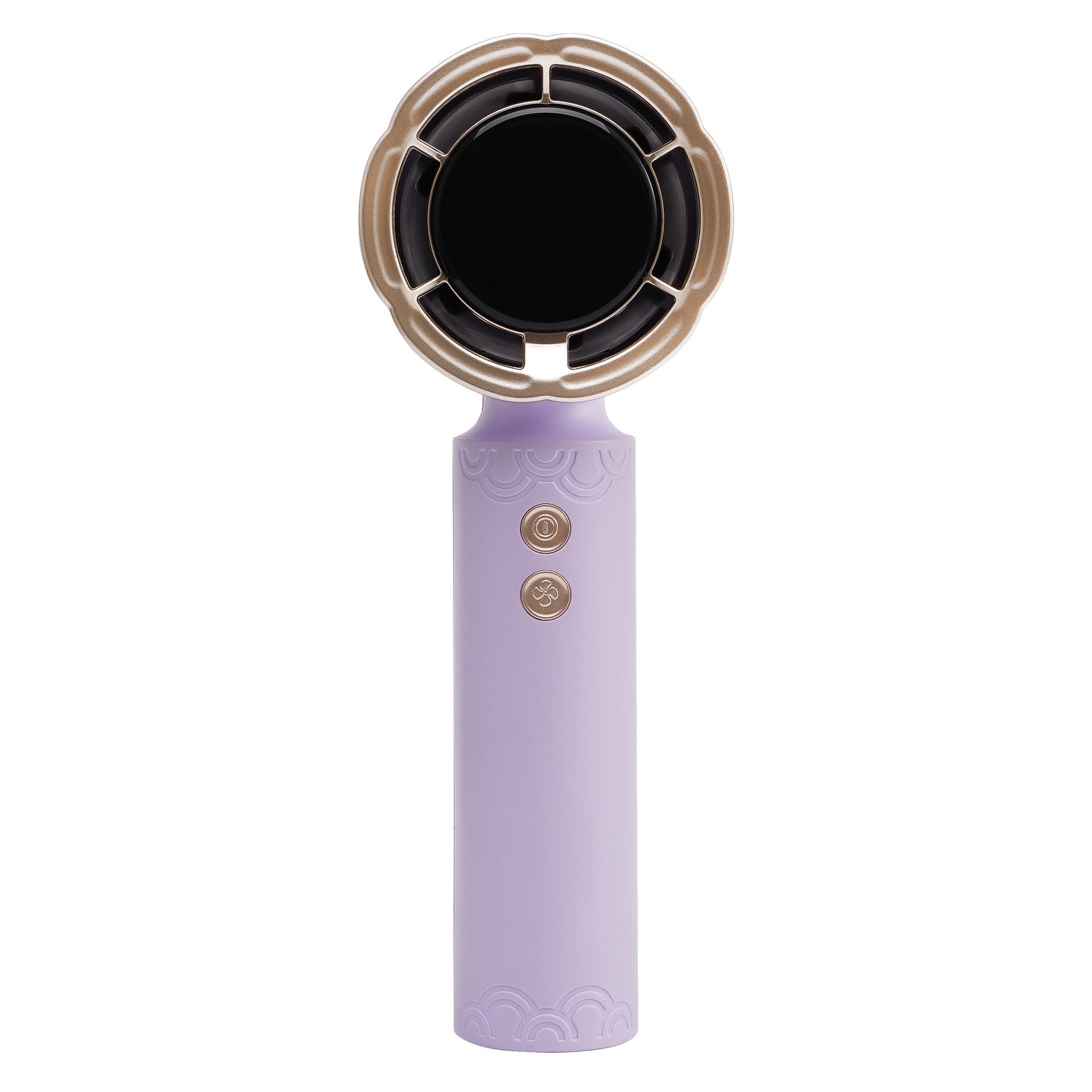 N68 USB Charging Handheld Fan - Portable 100-Speed Mini Turbo Desktop Fan 168x62x52 лаванды фиолетового