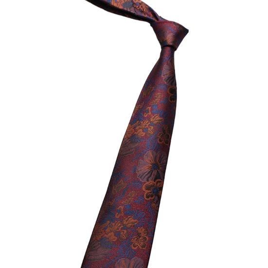 Men Tie Bright Formal Color Groom Wedding Striped Print Tie Clear Pattern 14