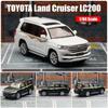 1/64 TOYOTA Land Cruiser LC200 Miniature Model JKM 1/64 Premium SUV Toy Car Vehicle Free Wheels Diecast Alloy Collection Gift