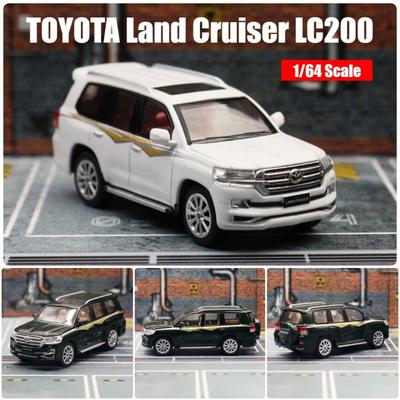 1/64 TOYOTA Land Cruiser LC200 Minyatür Model JKM 1/64 Premium SUV Oyuncak Araba Araç Serbest Tekerlekler Diecast Alaşım Koleksiyon Hediye