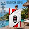 Asciugamano da Spiaggia Emblema Calcio Austria, Asciugatura Rapida, Facile da Curare, Adatto Sia per il Fitness che per le Vacanze al Mare, Essenziale Sportivo