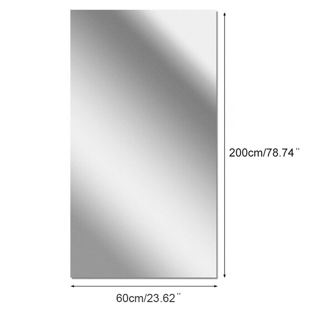Foil Wall Mirror Mirror Wall Sticker Mirror Self-adhesive Waterproof