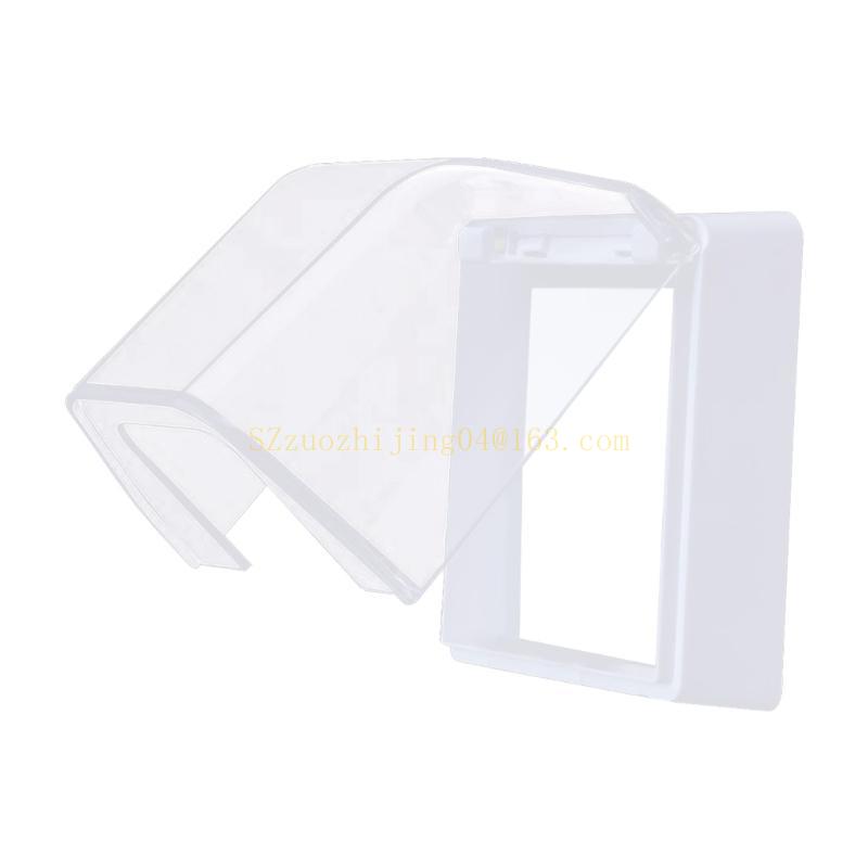 

Outdoor Socket Waterproof Box Electric Plug Cover 86 Type Socket Switches Protections Cover Wall Switches Socket Outlet top sale прозорий білий колір