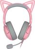Razer Kraken Kitty V2 Quartz A Wired Gaming Headset Featuring Distinctive Cat Ears That Lets You Express Your Individuality While It Features Chroma