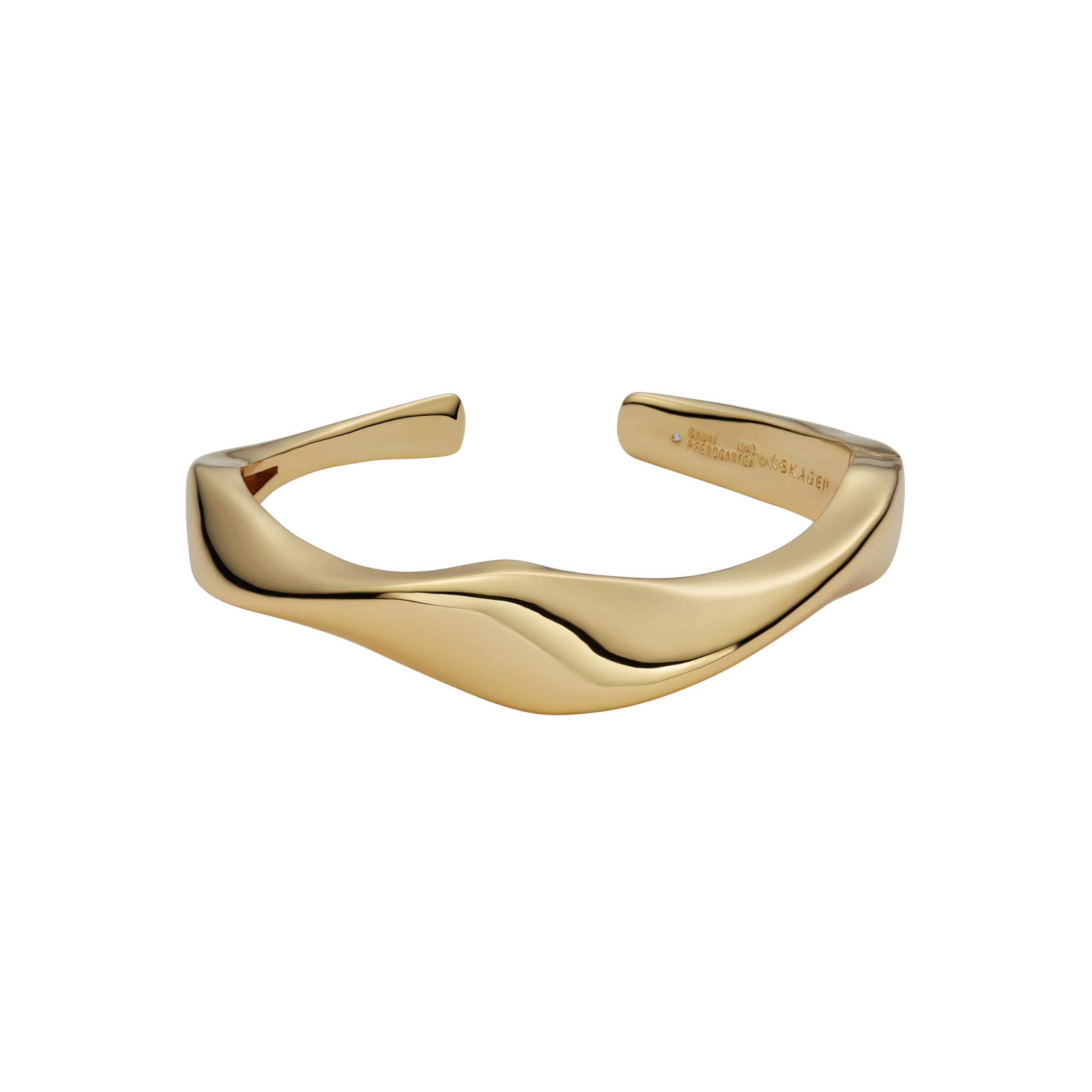 

Skagen Women s X Baum Und Pferdgarten Gold-Tone Brass Cuff Bracelet, SKJ1699710