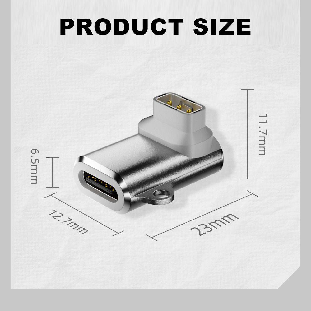 Type-C Female To 3 Pin Watch Charging Adapter USB-C Power Connector for COROS PACE Pro Sport Watch