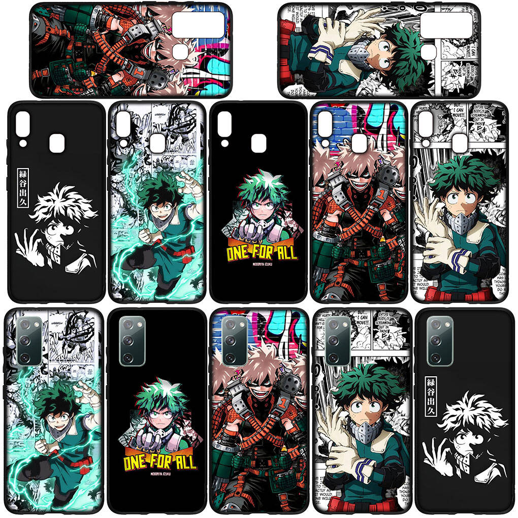 Cover for iPhone 17 16 15 Xiaomi Poco Redmi Note 14 13 12 11 Pro Max Samsung Galaxy S25 S24 S23 OPPO Huawei Midoriya Izuku My Hero Academia Phone Case
