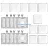 HX6F 10pcs Pendant Base 25x25mm Alloy Tray for Necklace Keychain Photo DIY Jewelry Making Findings Crafts