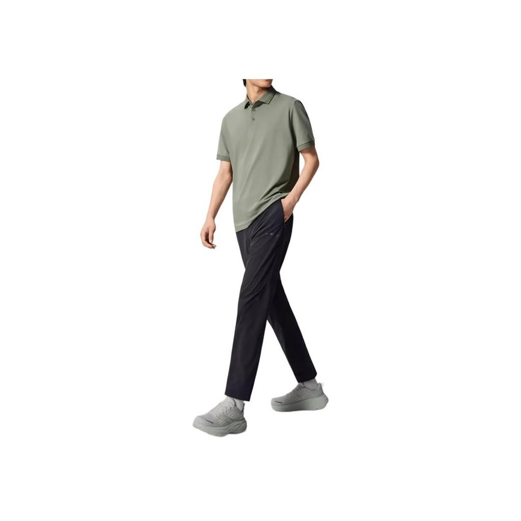 Saucony Comfortable Breathable Versatile Short Sleeve Polo Shirt Men tops Grass-Green SA2250SP62C-GE206