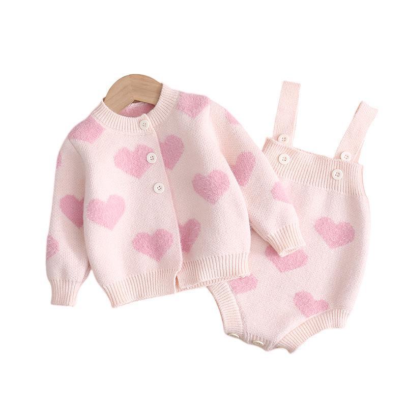 Korejský pletený kardigan pro holčičky na jaro a podzim