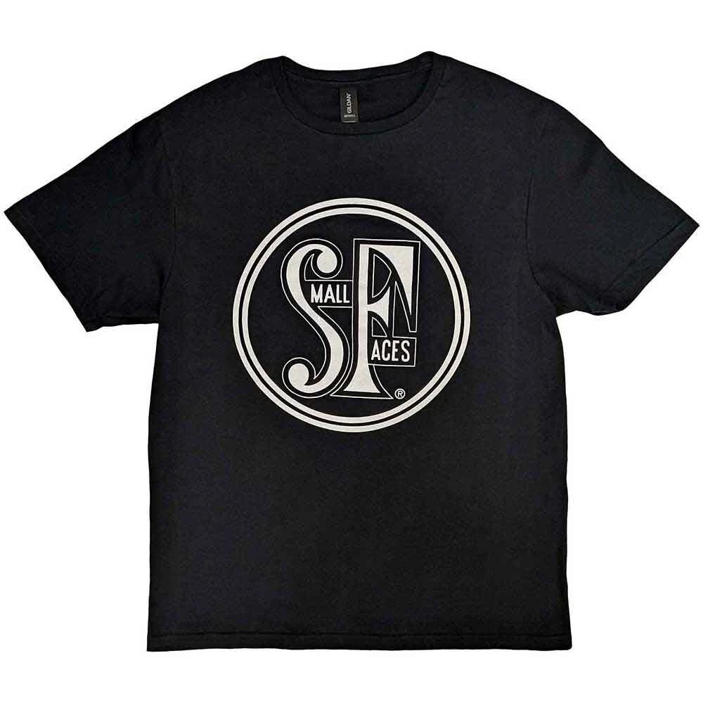 Small Faces Logo T-Shirt Black New L