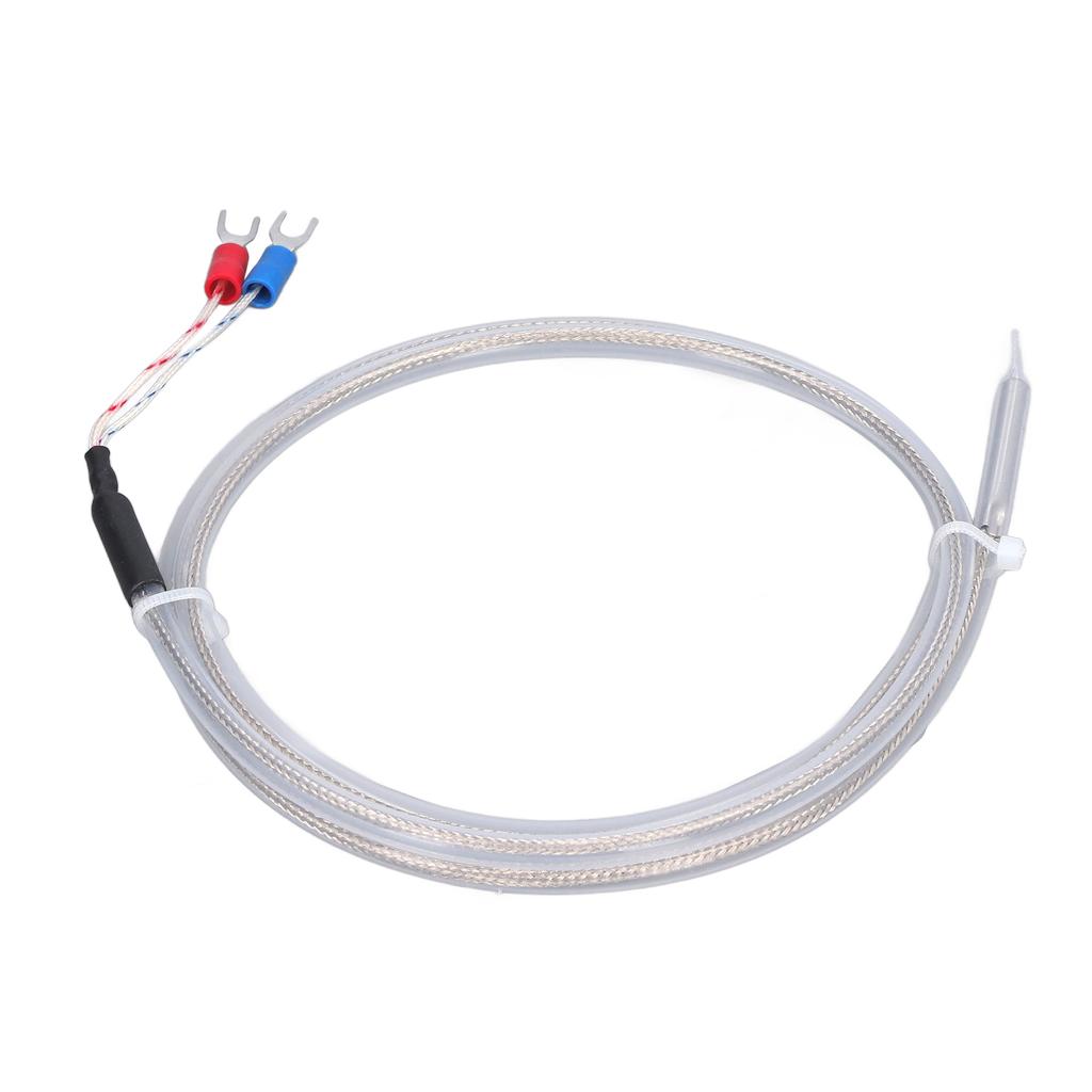BERM K Type Thermocouple High Accuracy PT100 Temperature Transducer Probe 0‑200℃ 1 Meter Length