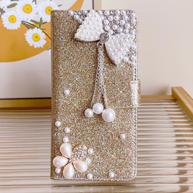 Glitter Wallet Case For Samsung Galaxy S26 Ultra S25 FE S24 S23 Plus S22 A13 A14 A15 A16 A26 A36 A56 A34 A54 A35 A55 A33 A17