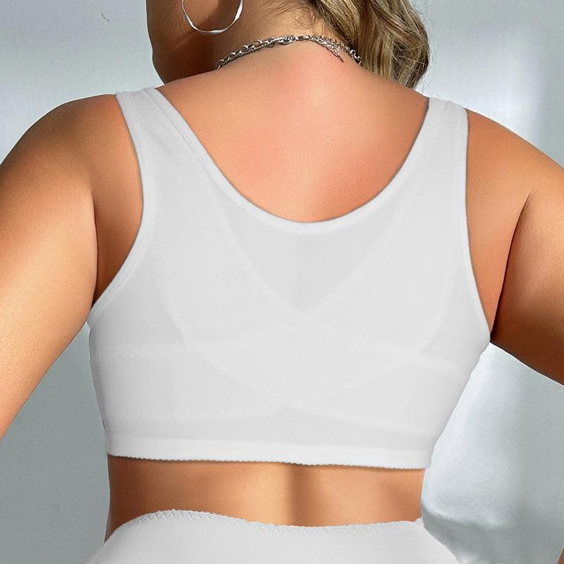 Large Breasts Make You Look Smaller Plus Size Seamless Underwear Front Buckle Ultra-thin Lace Bra Full Coverage No Wire Bra