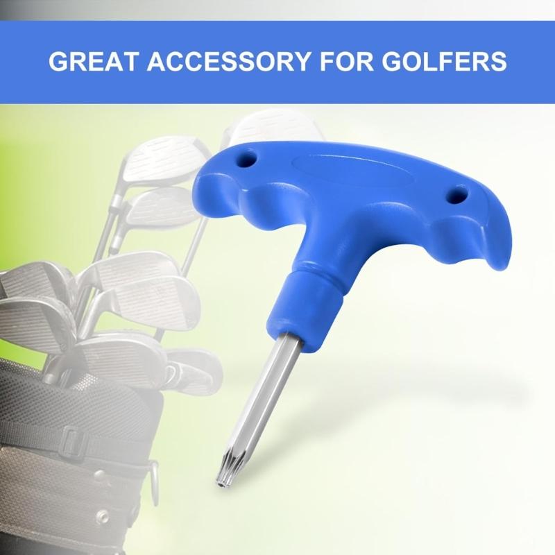 Ergonomic Golf Wrench With Smooth Handle Stainless Steel Construction Easy Grip Club Adjustments Wrench