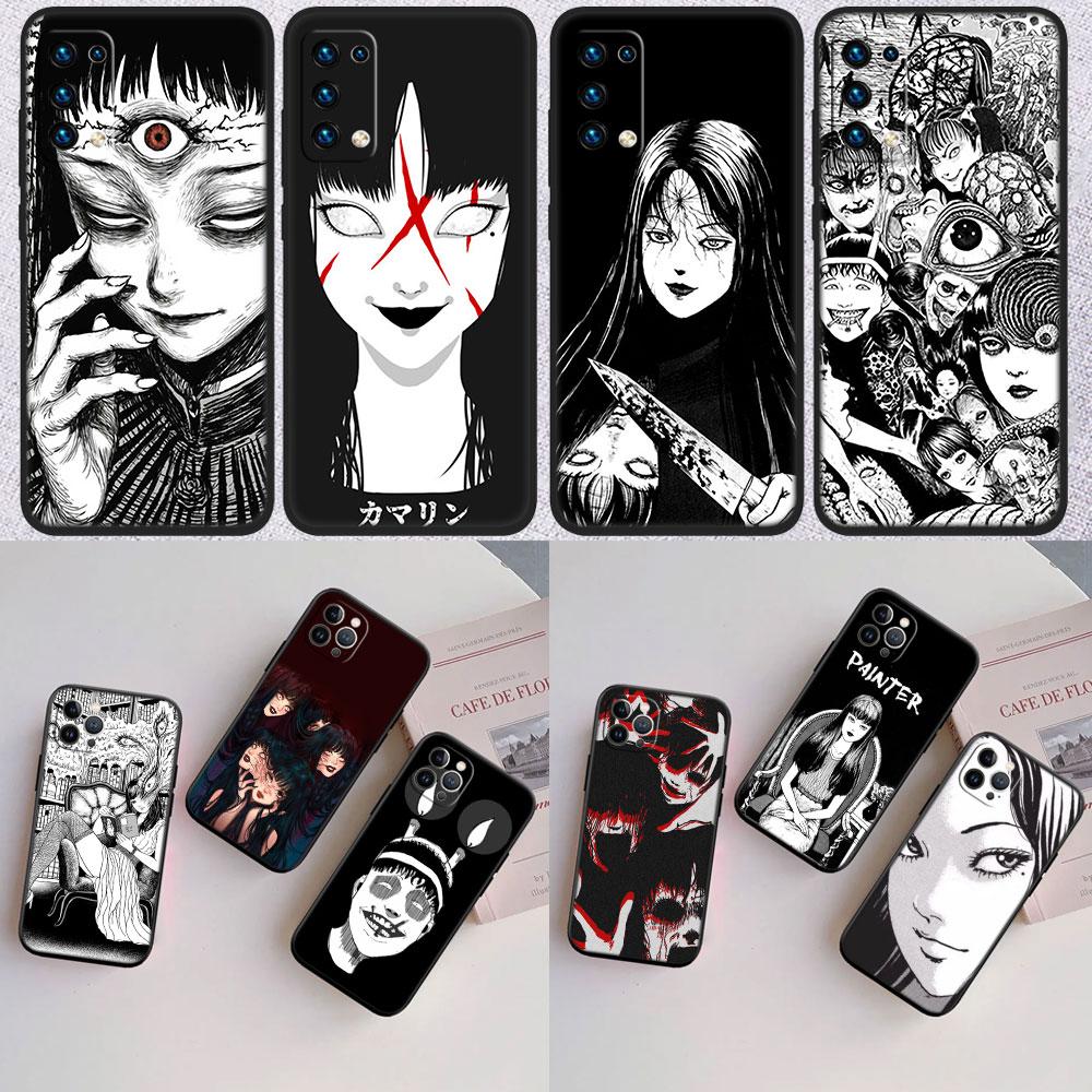 Junji Ito Tomie Phone Case for Samsung Galaxy M06 M15 M16 M35 M55 M56 A36 A42 A50 A50S A51 A52 A32 A33 A05 A05S A06 A16 A20