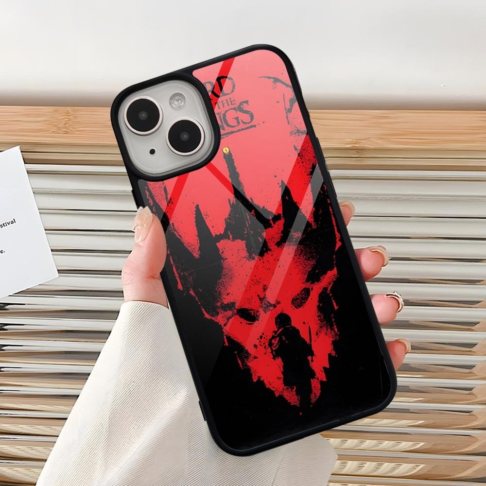 The L-Lord Of The R-Rings Phone Case For Iphone 16 Pro 15 Pro Max 14 12 11 13 Mini 8 7 Plus X Xs XR PC+TPU Design Cover