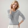Pullover Sweaters For Women Round-neck Classic Long Sleeve Breathable Loose Soft Cozy Knitted Sweater Tops