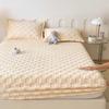 1PC Autumn and Winter Plush Bed Sheet Mattress Cover Beige Green 90 * 200cm/120 * 200cm/150 * 200cm/180 * 200cm/200 * 220cm