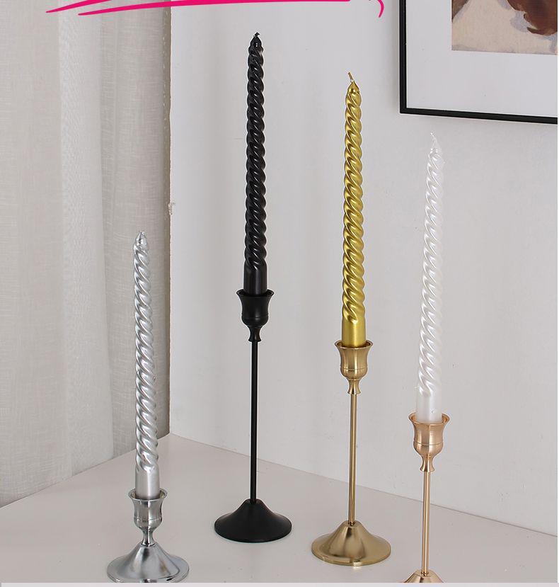 Klassischer Romantischer Kerzenhalter für Hochzeiten, Geburtstage und Abendessen