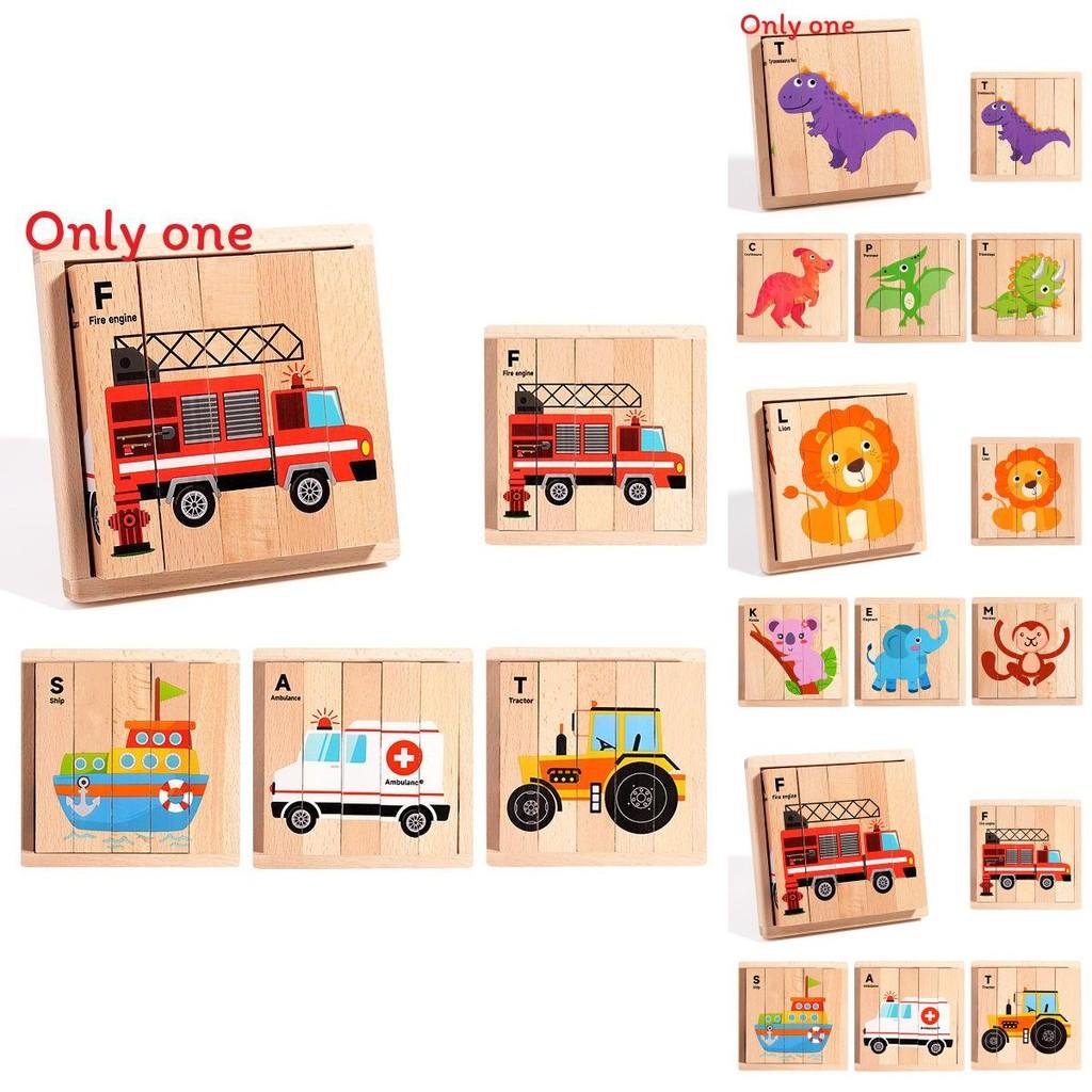 Wooden Alphabet Blocks Puzzle Set For Early Learning With Diy Fun For Kids