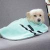 Soft Pet Bath Towels Quick-drying Dog Towel Cute Pet Pajamas  for Small Large Dog