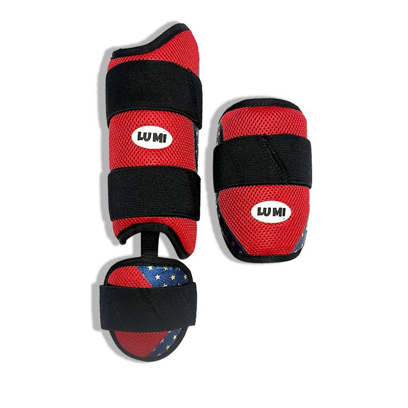 Comfortable Baseball Batter s Flexible Softball Protective Gear Set Includes Leg and Elbow Guards