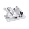 Adjustable Replacement Tool Rest Sharpening Jig Metal 6in 8in Bench Grinder Sharpening Jig Silver