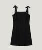 Teuwi Flirty Lace Strap Sleeveless Mini Dress